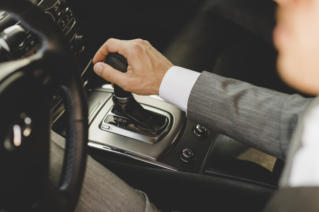 Cambio automático de un coche